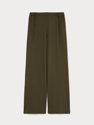 Wide-leg jersey trousers - Marina Rinaldi