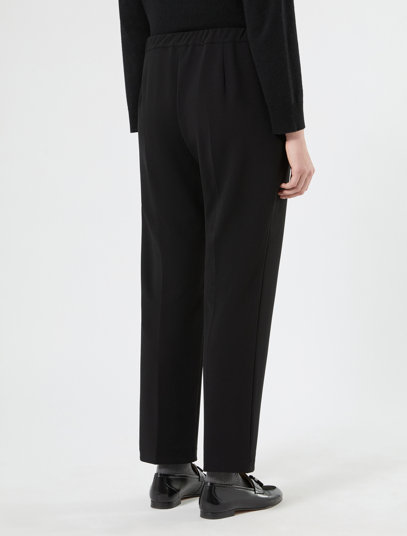 Scuba jersey trousers - BLACK - Marina Rinaldi - 4
