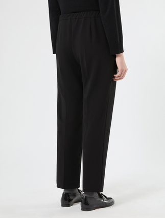 Scuba jersey trousers - BLACK - Marina Rinaldi - 4