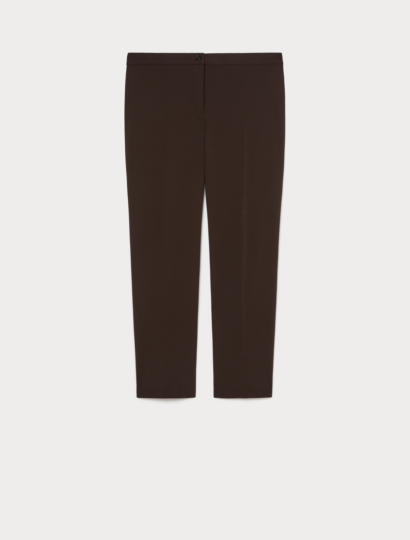 Scuba jersey trousers - COCOA - Marina Rinaldi