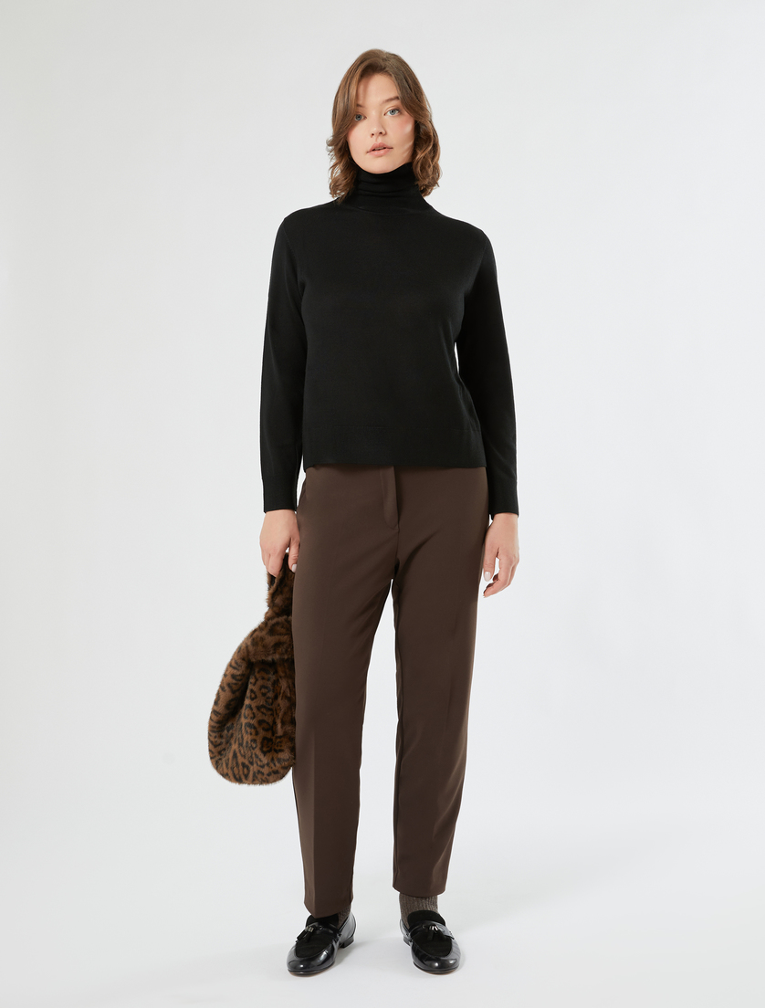 Scuba jersey trousers - Marina Rinaldi