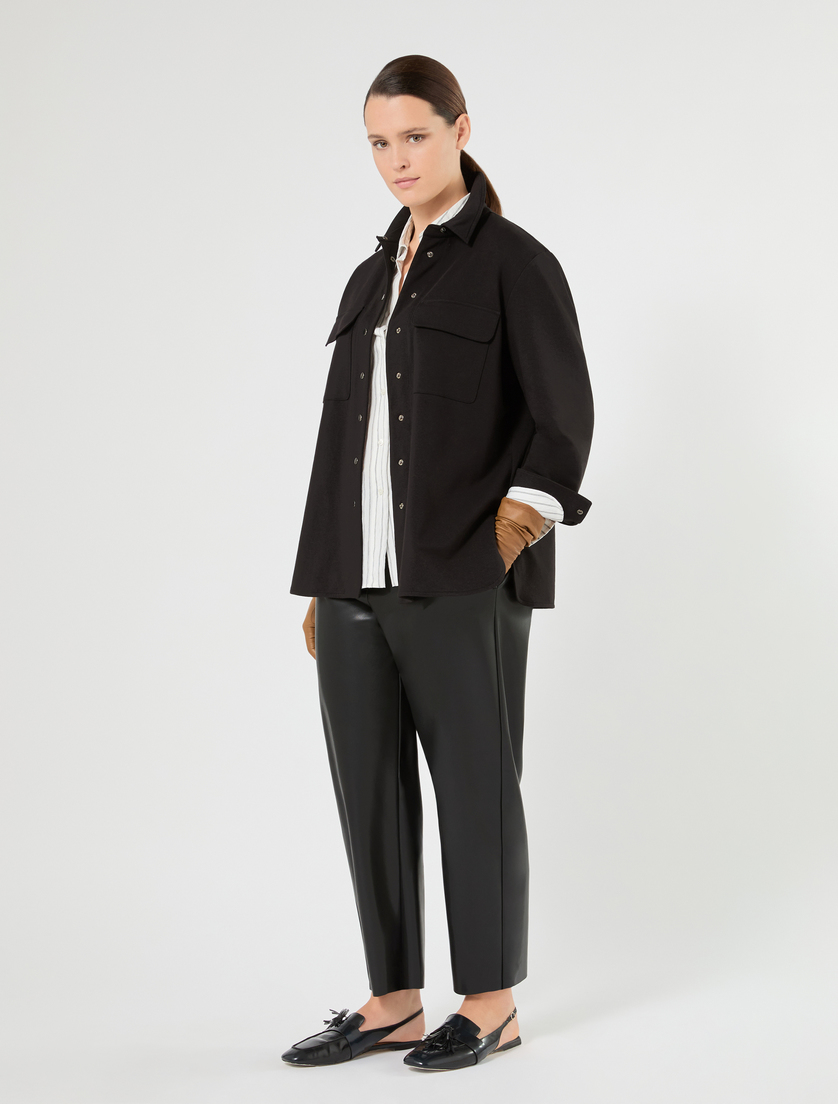 Coated jersey trousers - Marina Rinaldi