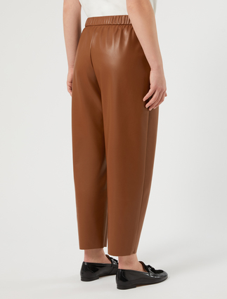 Coated jersey trousers - TOBACCO - Marina Rinaldi - 4