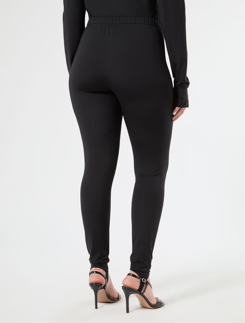 Leggings in jersey - NERO - Marina Rinaldi - 4