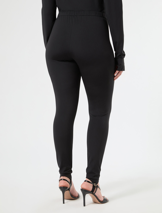 Leggings in jersey - NERO - Marina Rinaldi - 4