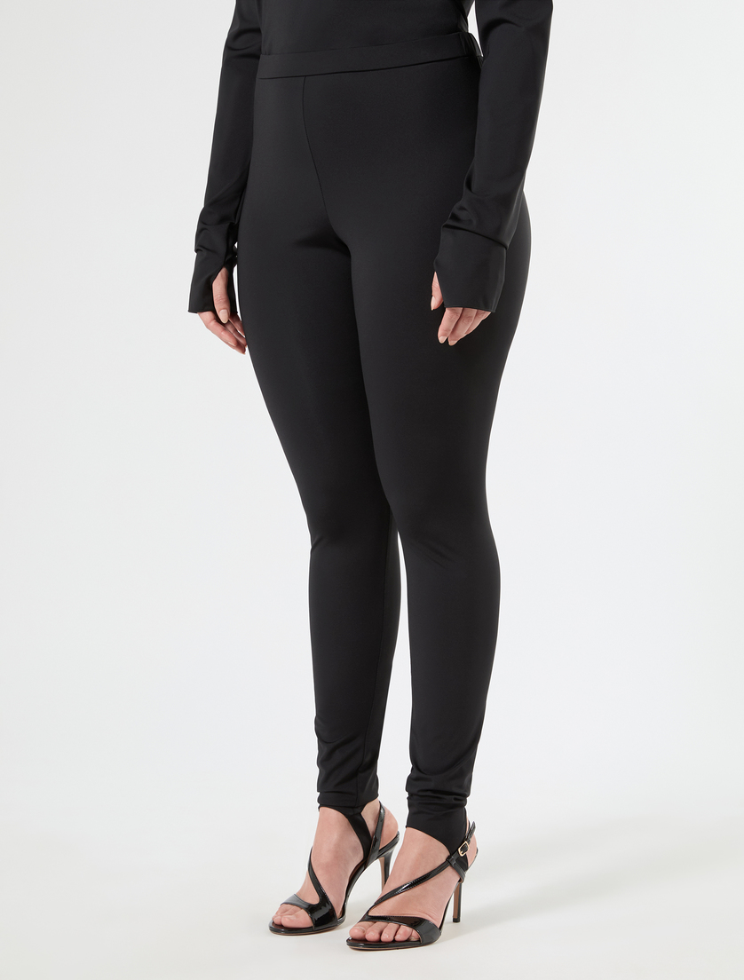 Leggings in jersey - NERO - Marina Rinaldi - 3