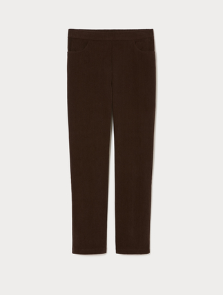 Corduroy-jersey trousers - Marina Rinaldi