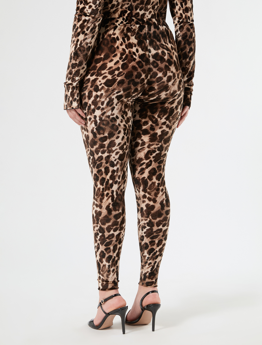 Leggings in tulle - CACAO - Marina Rinaldi - 4