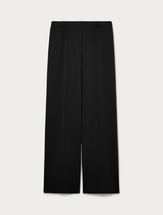 Stretch scuba crepe trousers - BLACK - Marina Rinaldi - 1