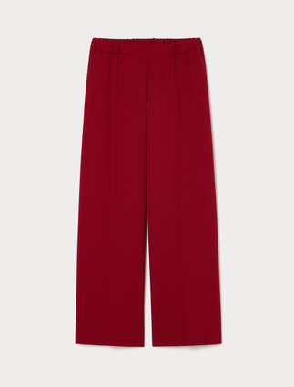 Stretch scuba crepe trousers - Marina Rinaldi