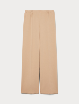 Stretch scuba crepe trousers - CAMEL - Marina Rinaldi - 1