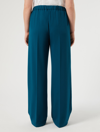 Stretch scuba crepe trousers - OIL - Marina Rinaldi - 4