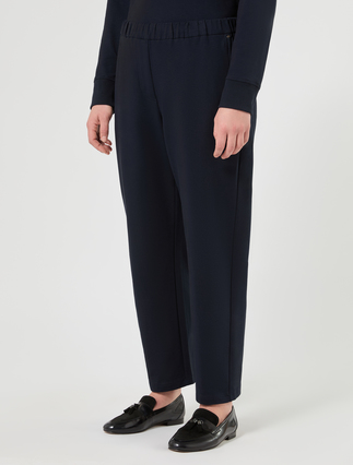 Cotton fleece trousers - MIDNIGHTBLUE