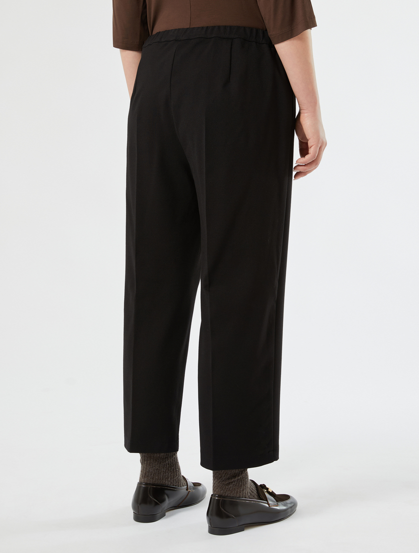 Jersey trousers - BLACK - Marina Rinaldi - 4