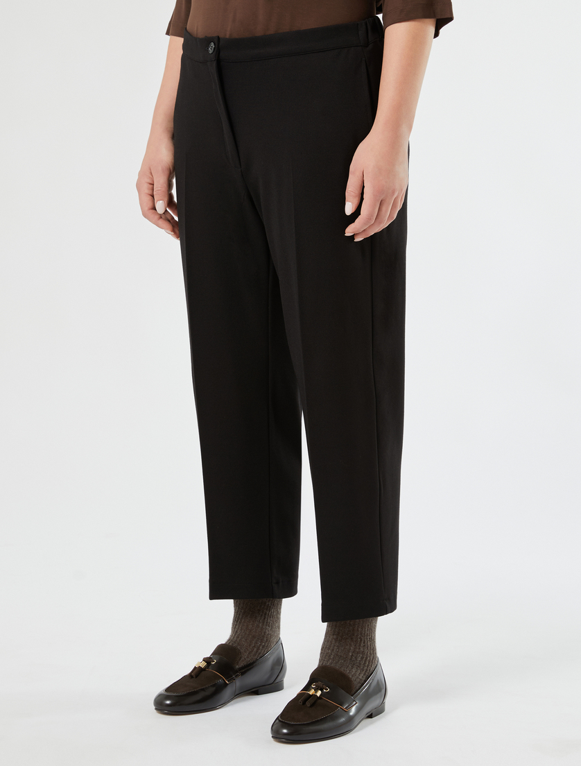 Jersey trousers - BLACK - Marina Rinaldi - 3