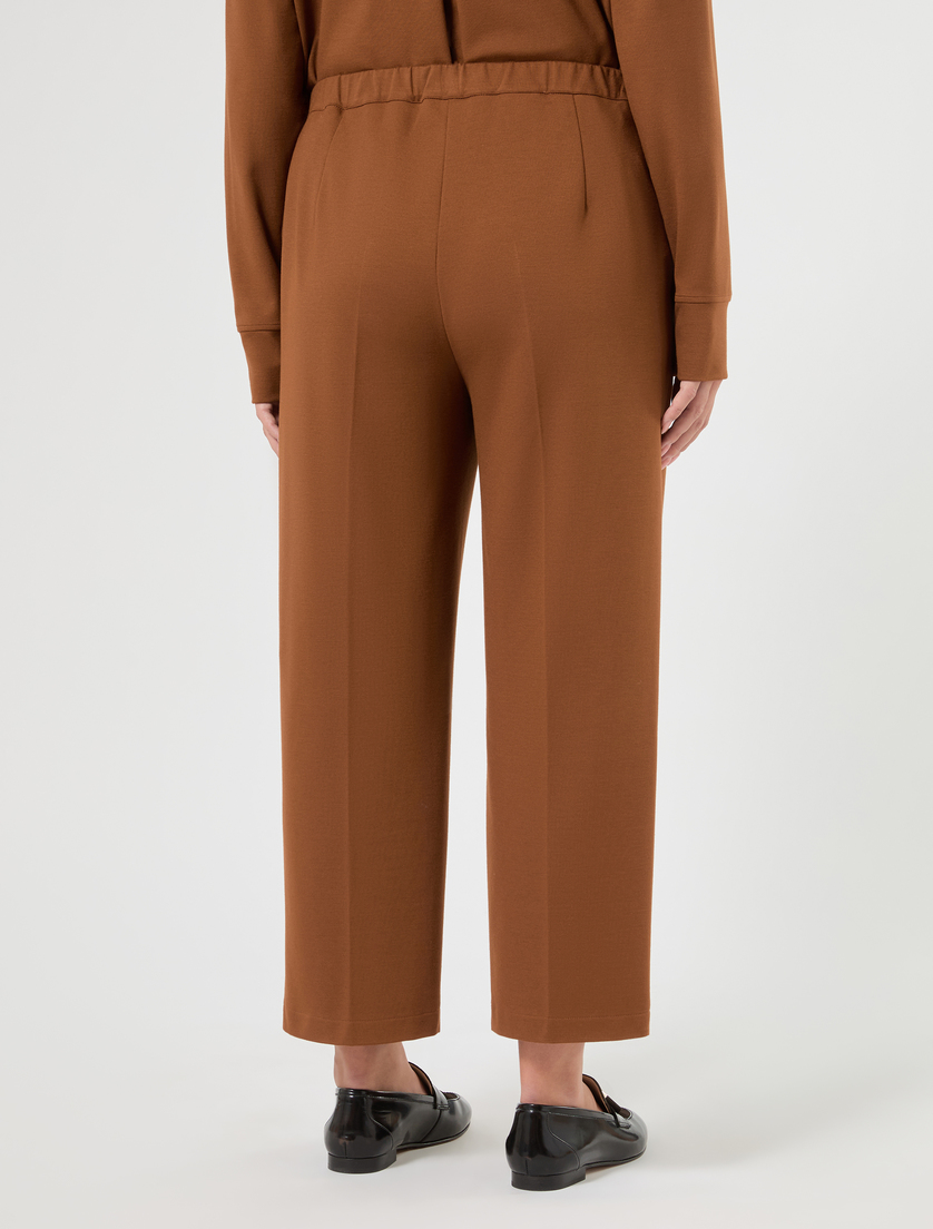 Pantaloni in jersey - CUOIO - Marina Rinaldi - 4