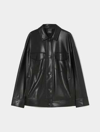 Coated jersey jacket - Marina Rinaldi