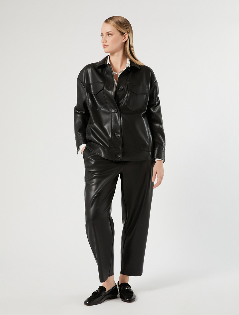 Coated jersey jacket - Marina Rinaldi