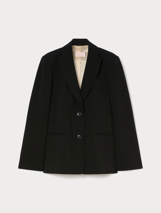 Blazer in jersey scuba crêpe - Marina Rinaldi
