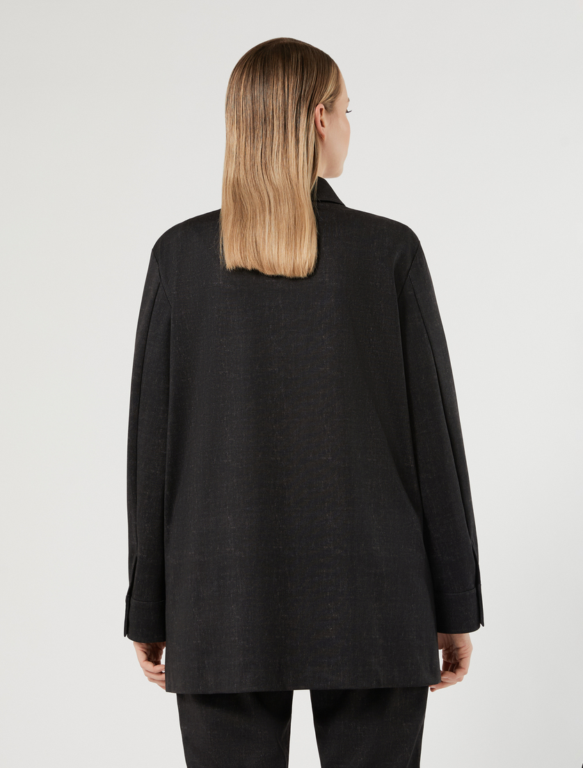 Casacca in jersey - NERO - Marina Rinaldi - 4