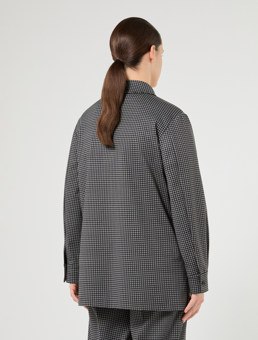 Casacca in jersey - NERO BIANCO - Marina Rinaldi - 4