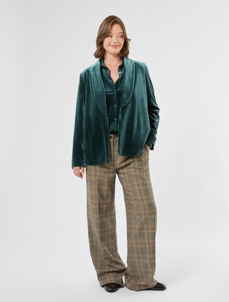 Blazer aus Samt - Marina Rinaldi