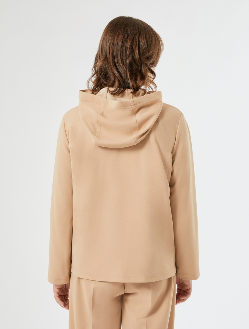 Stretch scuba sweatshirt - CAMEL - Marina Rinaldi - 4