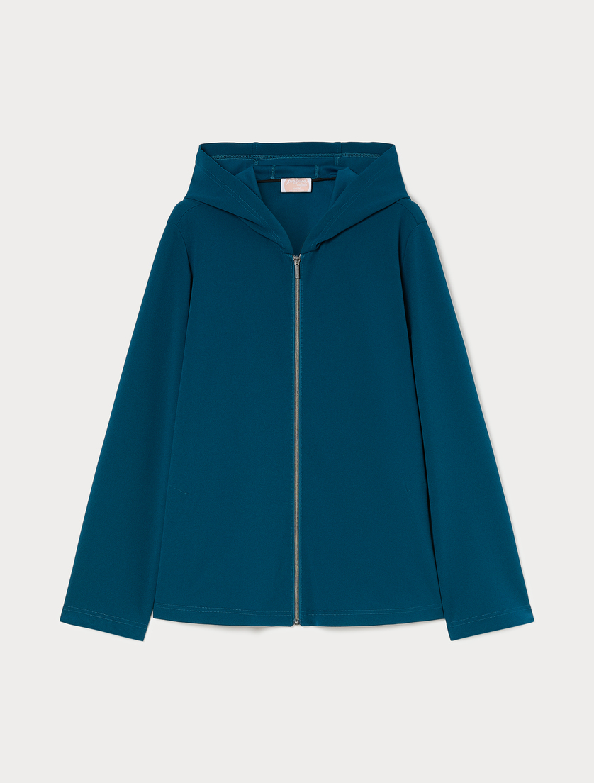 Stretch scuba sweatshirt - OIL - Marina Rinaldi