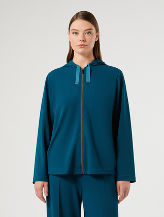 Stretch scuba sweatshirt - OIL