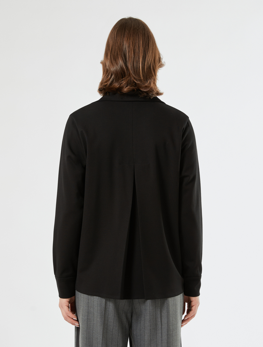 Jersey polo shirt - BLACK - Marina Rinaldi - 4