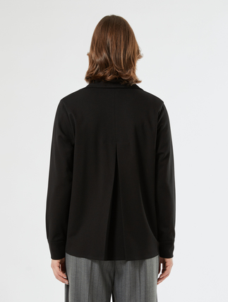 Jersey polo shirt - BLACK - Marina Rinaldi - 4