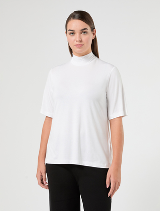 Cotton jersey T-shirt - WHITE