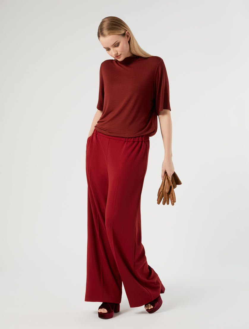 Cotton jersey T-shirt - BORDEAUX - Marina Rinaldi - 2