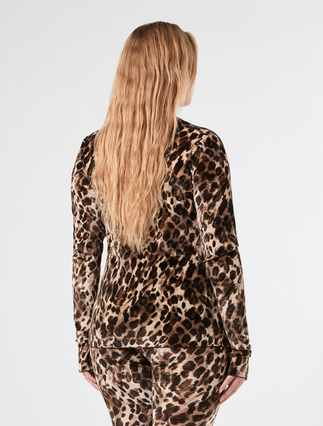 T-shirt a lupetto in tulle - CACAO - Marina Rinaldi - 4