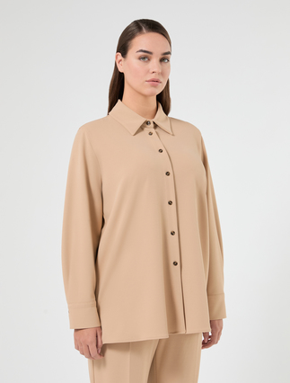 Casacca in jersey scuba crêpe - CAMMELLO - Marina Rinaldi - 3