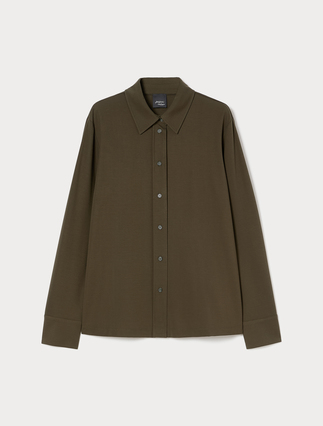 Jersey shirt - OLIVE GREEN - Marina Rinaldi - 1