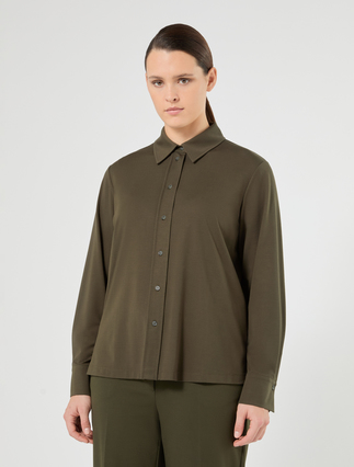 Jersey shirt - OLIVE GREEN