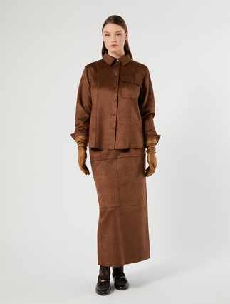 Sueded jersey shirt - Marina Rinaldi