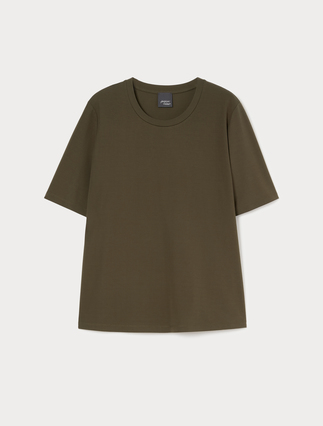 Jersey T-shirt - OLIVE GREEN - Marina Rinaldi - 1
