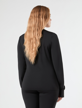 T-shirt in jersey - NERO - Marina Rinaldi - 4