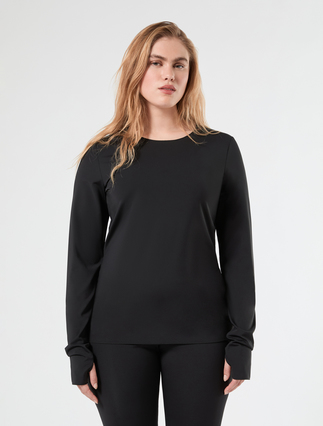 T-shirt in jersey - NERO - Marina Rinaldi - 3