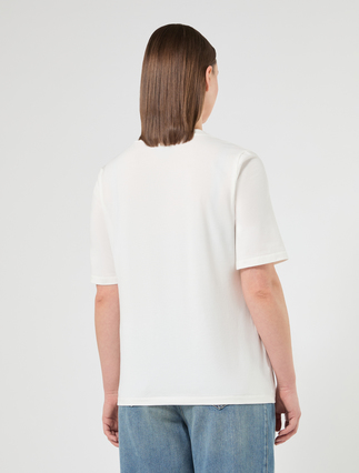 T-Shirt aus Jersey - WEISS - Marina Rinaldi - 4