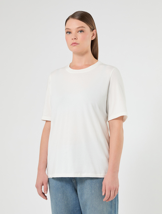 T-Shirt aus Jersey - WEISS - Marina Rinaldi - 3