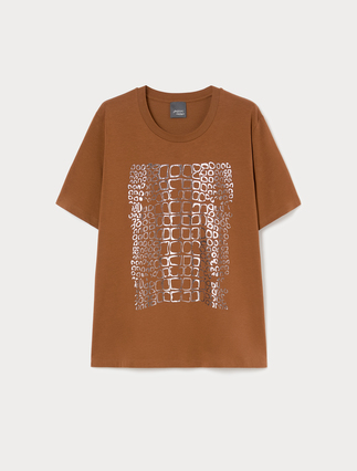 Stretch cotton jersey T-shirt - Marina Rinaldi
