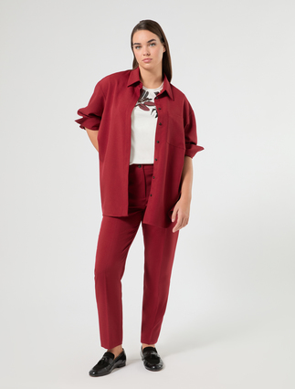 T-shirt in jersey di cotone stretch - Marina Rinaldi