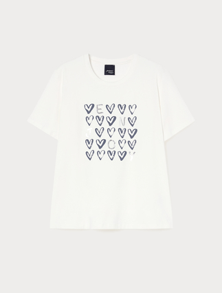 Stretch cotton jersey T-shirt - Marina Rinaldi