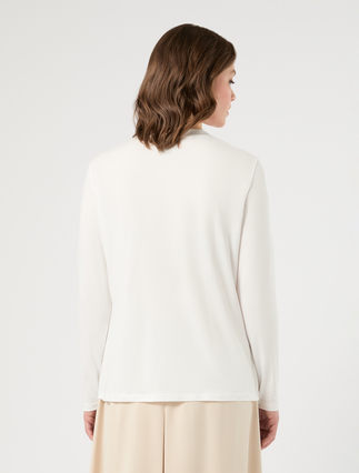 T-shirt in jersey - BIANCO - Marina Rinaldi - 4