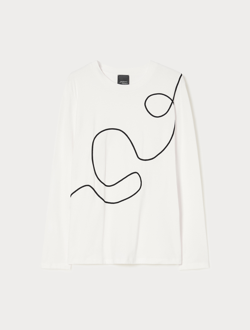 T-shirt in jersey - BIANCO - Marina Rinaldi