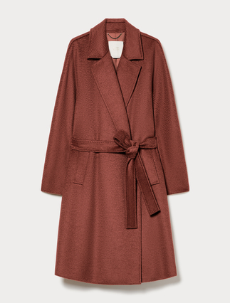 Camel broadcloth coat - Marina Rinaldi