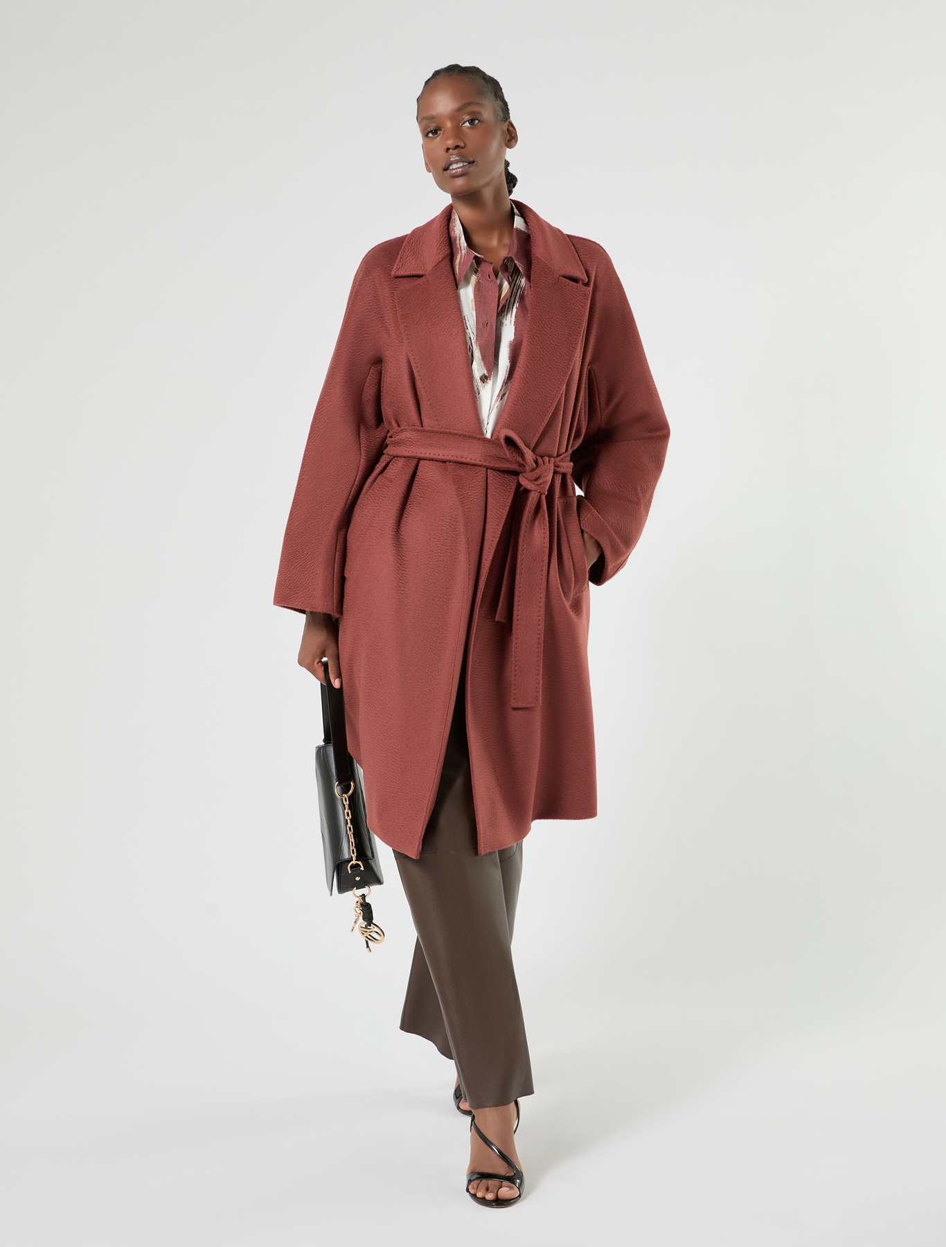 Camel broadcloth coat